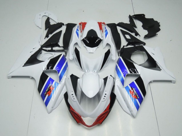 Billige Suzuki GSXR 1000 Motorrad Verkleidung 2009-2016 - Weiss Schwarz Blau Rot