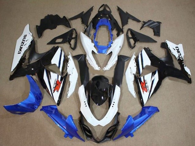 Billige Suzuki GSXR 1000 Motorrad Verkleidungen Kit 2009-2016 - Weiss Blau Schwarz