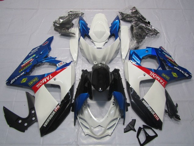 Billige Suzuki GSXR 1000 Motorrad Verkleidung 2009-2016 - Weiss Blau Rot Schwarz TaMobil