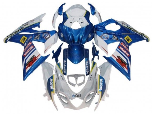 Billige Suzuki GSXR 1000 Motorrad Verkleidung 2009-2016 - Weiss Blau Rot Gelb