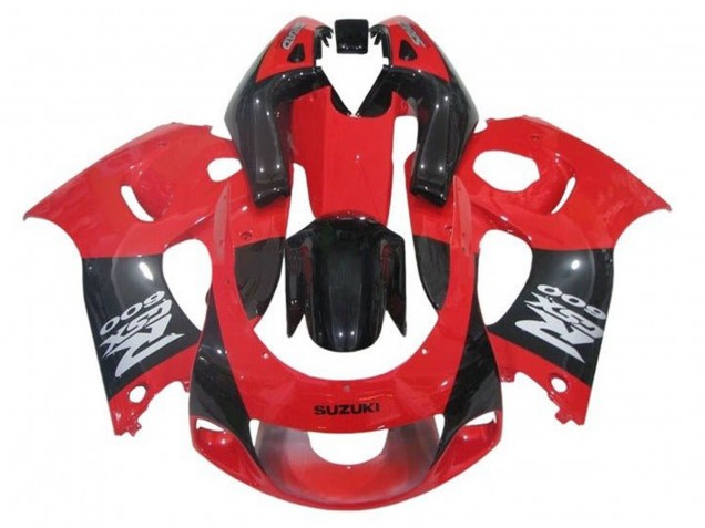 Billige Suzuki GSXR 600 / GSXR 750 Motorrad Verkleidung 1996-2000 - Rot Schwarz Grau