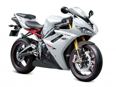 Billige Triumph Daytona 675 Triple Motorrad Verkleidung 2009-2012 - Perl Weiss Schwarz