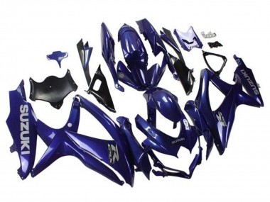 Billige Suzuki GSXR 600 / GSXR 750 Motorrad Verkleidung 2008-2010 - Lila Grau