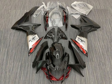Billige Suzuki GSXR 600 / GSXR 750 Motorrad Verkleidung 2011-2024 - Schwarz Silber Rot Mattschwarz