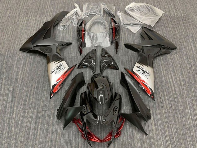 Billige Suzuki GSXR 600 / GSXR 750 Motorrad Verkleidung 2011-2024 - Schwarz Silber Rot Mattschwarz