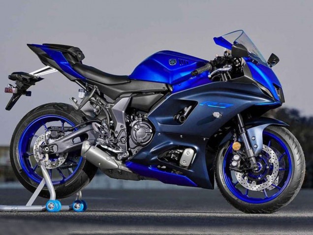 Billige Yamaha YZF R7 Motorrad Verkleidung 2021-2024 - Blau Matt Blau