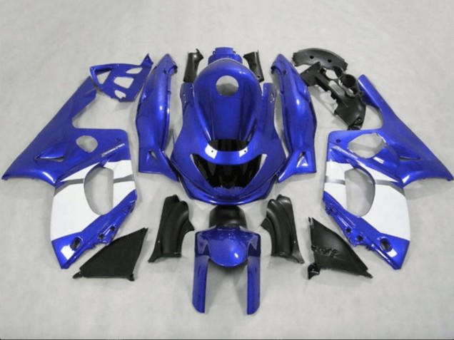 Billige Yamaha YZF600R Thundercat Motorrad Verkleidung 1996-2007 - Blau Weiss Grau Schwarz