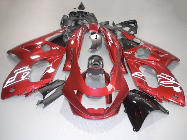 Billige Yamaha YZF600R Thundercat Motorrad Verkleidung 1996-2007 - Rot Weiss