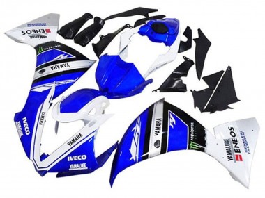 Billige Yamaha YZF 1000 R1 Motorrad Verkleidung 2009-2011 - Weiss Blau Schwarz Grun Monster IVECO Yamalube ENEOS