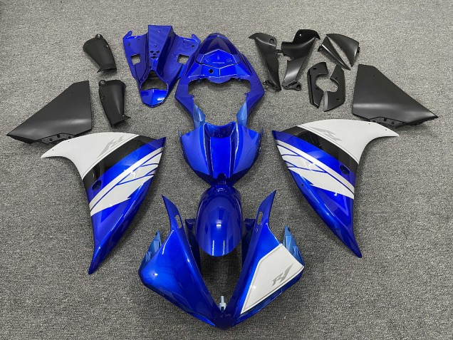 Billige Yamaha YZF 1000 R1 Motorrad Verkleidung 2012-2014 - Blau Weiss Schwarz