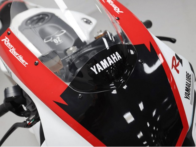 Billige Yamaha YZF 1000 R1 Motorrad Verkleidung 2020-2025 - Weiss Rot GYTR