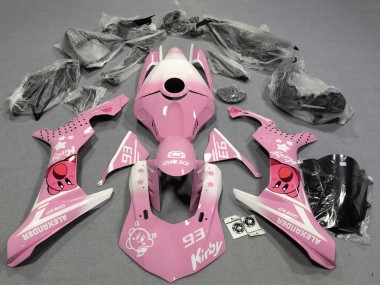 Billige Yamaha YZF 1000 R1 Motorrad Verkleidung 2020-2025 - Rosa Weiss Kirby