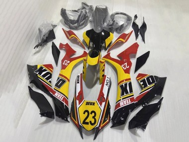 Billige Yamaha YZF 1000 R1 Motorrad Verkleidung 2020-2025 - Weiss Gelb Rot Schwarz