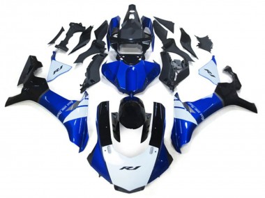 Billige Yamaha YZF 1000 R1 Motorrad Verkleidung Kit 2020-2025 - Weiss Blau Glanzendes Schwarz