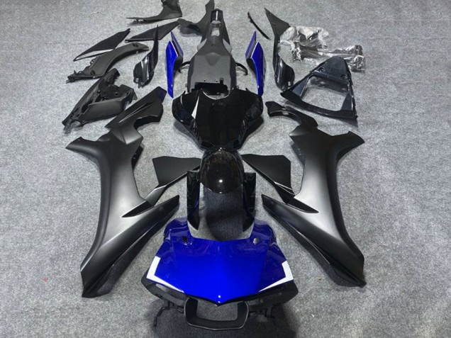 Billige Yamaha YZF 1000 R1 Motorrad Verkleidung 2020-2025 - Glanzendes Schwarz Matt Schwarz Blau