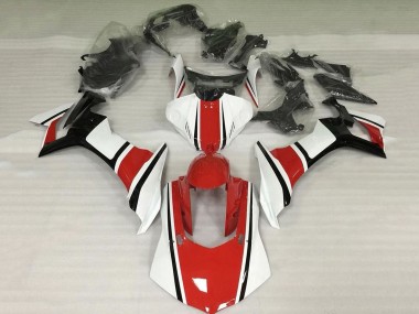 Billige Yamaha YZF 1000 R1 Motorrad Verkleidung 2020-2025 - Weiss Rot Glanzendes Schwarz