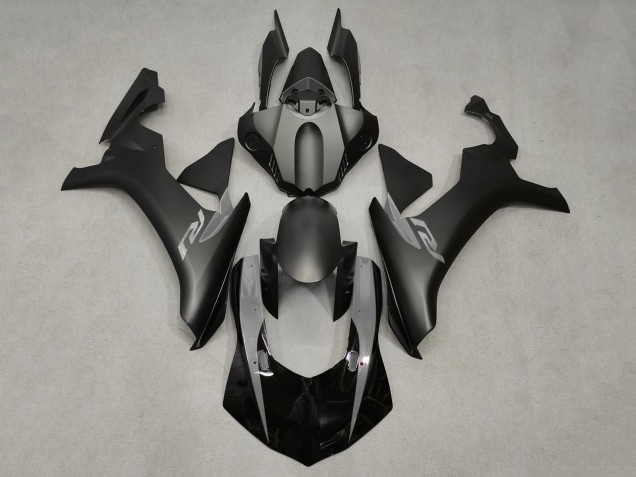 Billige Yamaha YZF 1000 R1 Motorrad Verkleidung 2020-2025 - Glanzendes Schwarz Matt Schwarz Nardo Grau