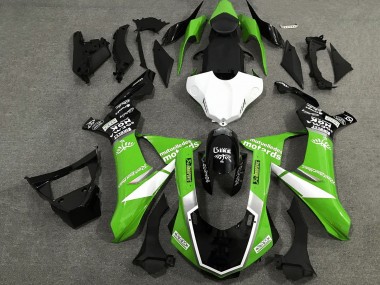 Billige Yamaha YZF 1000 R1 Motorrad Verkleidung 2020-2025 - Grun Weiss Glanzendes Schwarz Sam