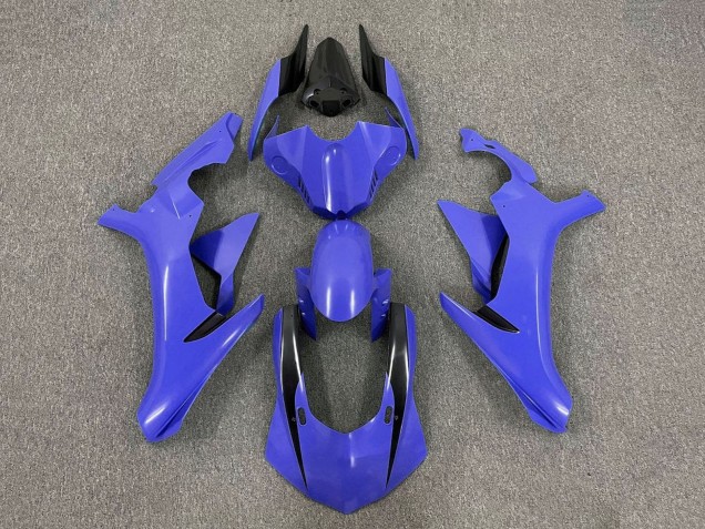 Billige Yamaha YZF 1000 R1 Motorrad Verkleidung 2020-2025 - Blau Glanzendes Schwarz