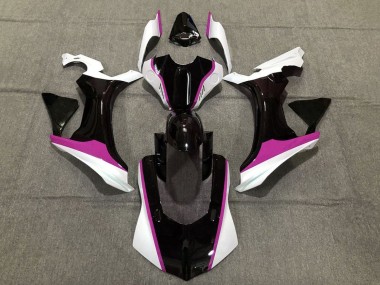 Billige Yamaha YZF 1000 R1 Motorrad Verkleidung 2020-2025 - Weiss Rosa Glanzendes Schwarz