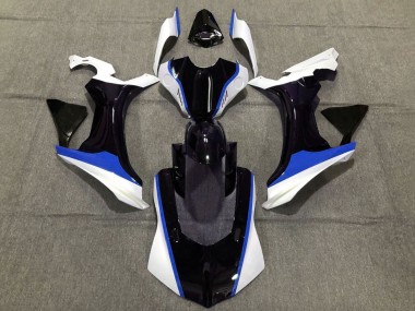 Billige Yamaha YZF 1000 R1 Motorrad Verkleidung 2020-2025 - Weiss Blau Glanzendes Schwarz