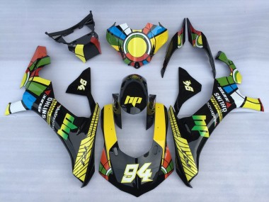 Billige Yamaha YZF 1000 R1 Motorrad Verkleidung 2020-2025 - Weiss Blau Grun Gelb Schwarz Farbrad 94