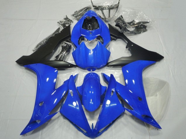 Billige Yamaha YZF 1000 R1 Motorrad Verkleidung 2004-2006 - Blau Matt Schwarz