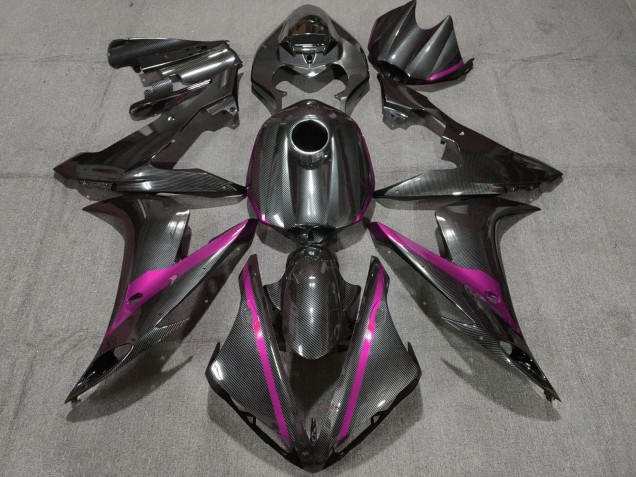 Billige Yamaha YZF 1000 R1 Motorrad Verkleidung 2004-2006 - Carbonfaser Stil Rosa