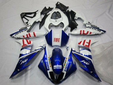 Billige Yamaha YZF 1000 R1 Motorrad Verkleidung 2004-2006 - Weiss Blau Rot Fiat