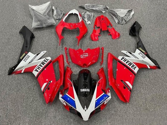 Billige Yamaha YZF 1000 R1 Motorrad Verkleidung 2007-2008 - Rot Weiss Blau Schwarz
