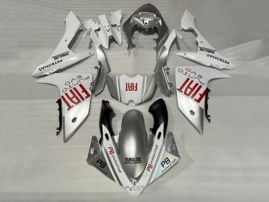 Billige Yamaha YZF 1000 R1 Motorrad Verkleidung 2007-2008 - Silber Weiss Rot Fiat