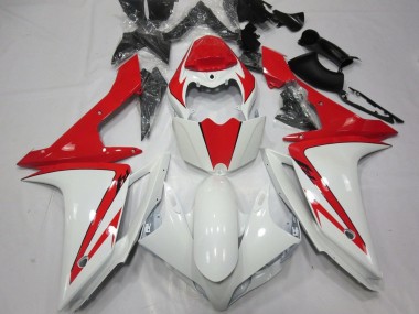 Billige Yamaha YZF 1000 R1 Motorrad Verkleidung 2007-2008 - Weiss Rot