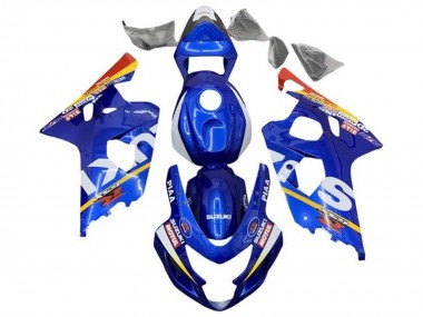 Billige Suzuki GSXR 600 / GSXR 750 Motorrad Verkleidung 2004-2005 - Blau Weiss Gelb Rot