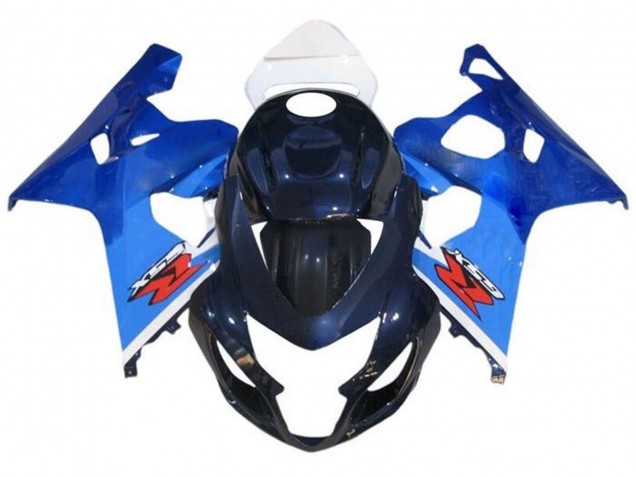 Billige Suzuki GSXR 600 / GSXR 750 Motorrad Verkleidung 2004-2005 - Weiss Blau Rot