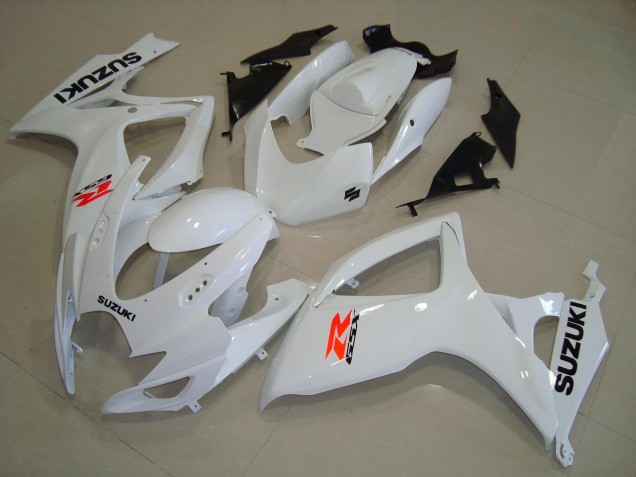 Billige Suzuki GSXR 600 / GSXR 750 Motorrad Verkleidung 2004-2005 - Weiss Rot Schwarz