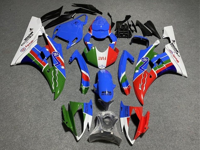 Billige Yamaha YZF R6 Motorrad Verkleidung 2008-2016 - Weiss Blau Grun Rot Fiat Dunlop Motul Michelin
