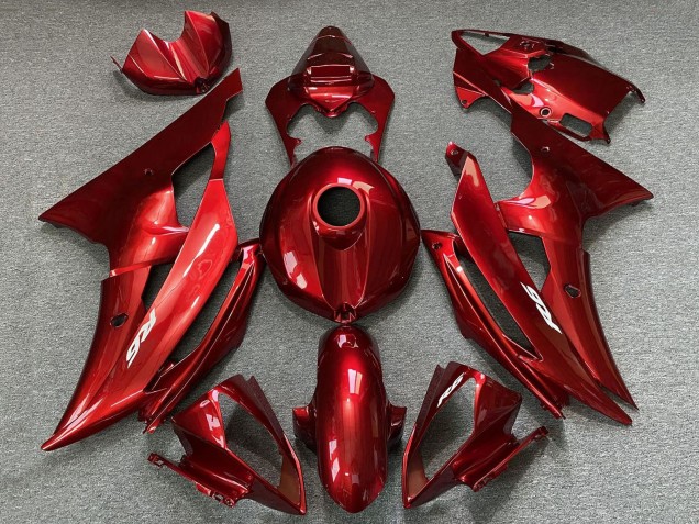 Billige Yamaha YZF R6 Motorrad Verkleidung 2008-2016 - Rot