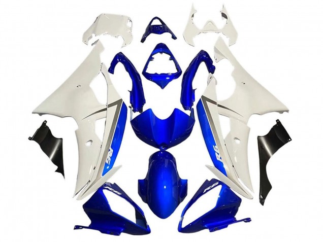 Billige Yamaha YZF R6 Motorrad Verkleidung 2008-2016 - Weiss Blau Schwarz