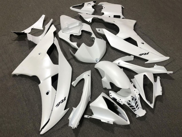 Billige Yamaha YZF R6 Motorrad Verkleidung 2008-2016 - Perl Weiss