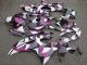 Billige Yamaha YZF R6 Motorrad Verkleidung 2008-2016 - Weiss Rosa Grau Schwarz Camouflage