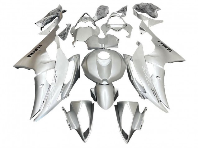 Billige Yamaha YZF R6 Motorrad Verkleidung 2008-2016 - Silber Weiss