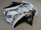 Billige Yamaha YZF R6 Motorrad Verkleidung 2008-2016 - Weiss Glanzendes Schwarz