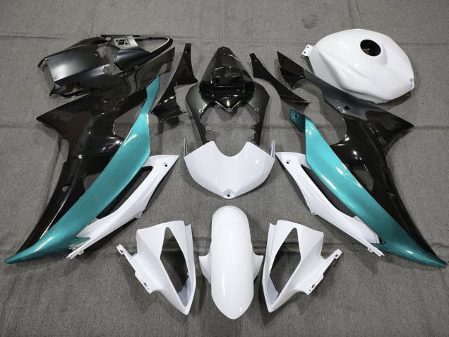 Billige Yamaha YZF R6 Motorrad Verkleidung 2008-2016 - Weiss Schwarz Blau Grun Blau