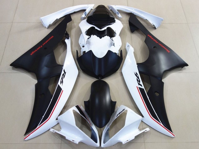 Billige Yamaha YZF R6 Motorrad Verkleidung 2008-2016 - Weiss Matt Schwarz Rot