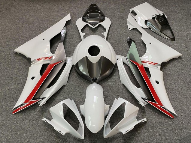 Billige Yamaha YZF R6 Motorrad Verkleidung 2008-2016 - Perl Weiss Rot