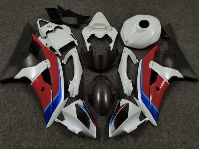 Billige Yamaha YZF R6 Motorrad Verkleidung 2008-2016 - Weiss Rot Blau Matt Schwarz