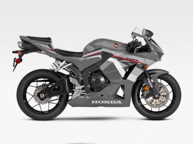 Billige Honda CBR600RR F5 Motorrad Verkleidung 2009-2012 - Grau Weiss Rot