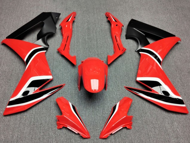 Billige Honda CBR650F Motorrad Verkleidung 2014-2016 - Rot Matt Schwarz