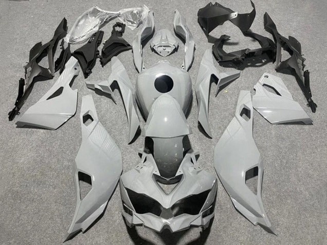 Billige Kawasaki ZX4R ZX-4RR Motorrad Verkleidung 2019-2025 - Grau