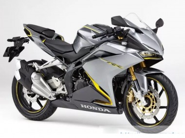 Billige Honda CBR250RR Motorrad Verkleidung 2017-2022 - Silber Gelb Matt Schwarz